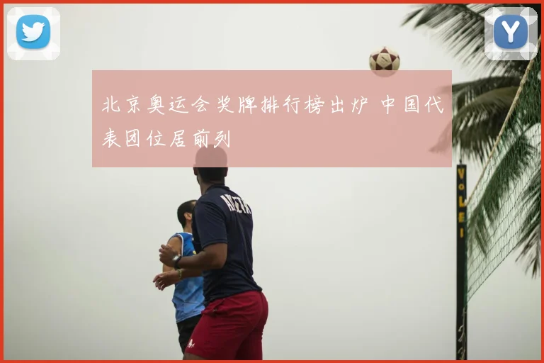 北京奥运会奖牌排行榜出炉 中国代表团位居前列